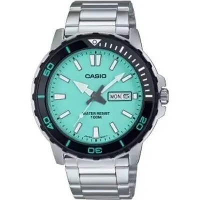 Casio Sport Diver 100m - Aqua Green (MTD-125D-2A2VDF) Men WATCHES