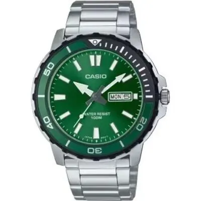 Casio Sport Diver 100m - Forest Green (MTD-125D-3AVDF) Men WATCHES