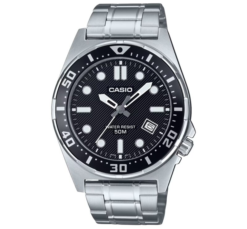 Casio Sport Diver 50m - Black (MTD-135D-1AVDF) Men's Watch