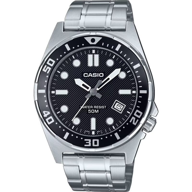 Casio Sport Diver 50m - Black (MTD-135D-1AVDF) Men WATCHES