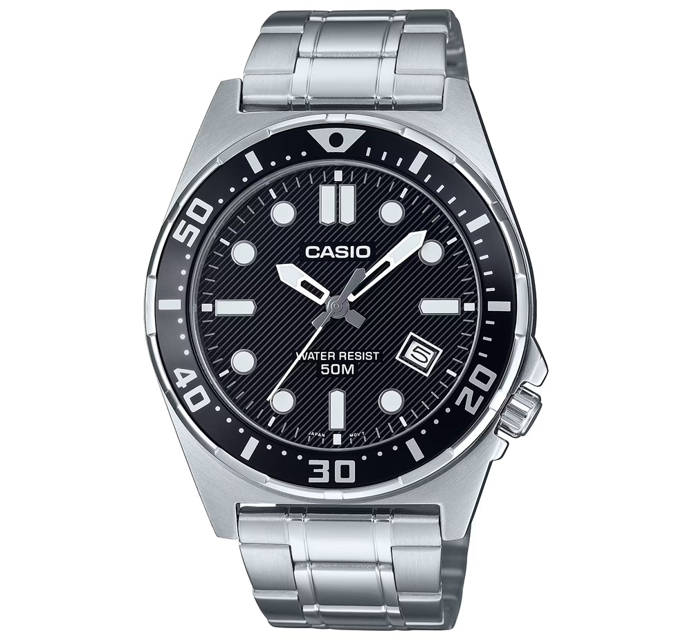Casio Sport Diver 50m - Black (MTD-135D-1AVDF) Men's Watch