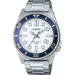 Casio Sport Diver 50m - White (MTD-135D-7AVDF) Men WATCHES