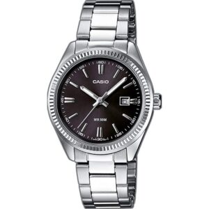 Casio Collection Date - Black (MTP-1302D-1A1VDF) Men WATCHES
