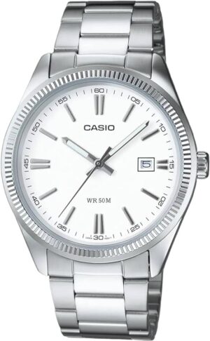 Casio Collection Date - White (MTP-1302D-7A1VDF) Men's Watch