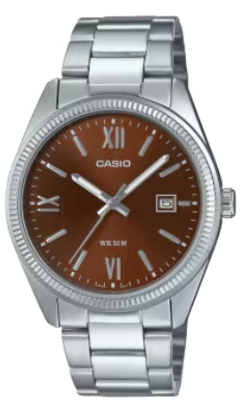 Casio Collection Date - Brown (MTP-1302DD-5AVDF) Men's Watch