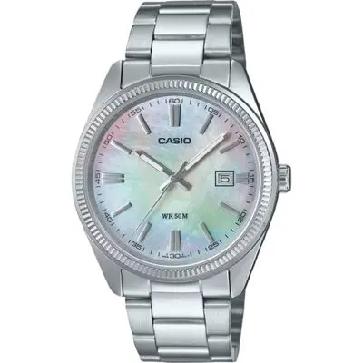 Casio Collection Date - Mother Of Pearl (MTP-1302DS-7AVDF) Men WATCHES