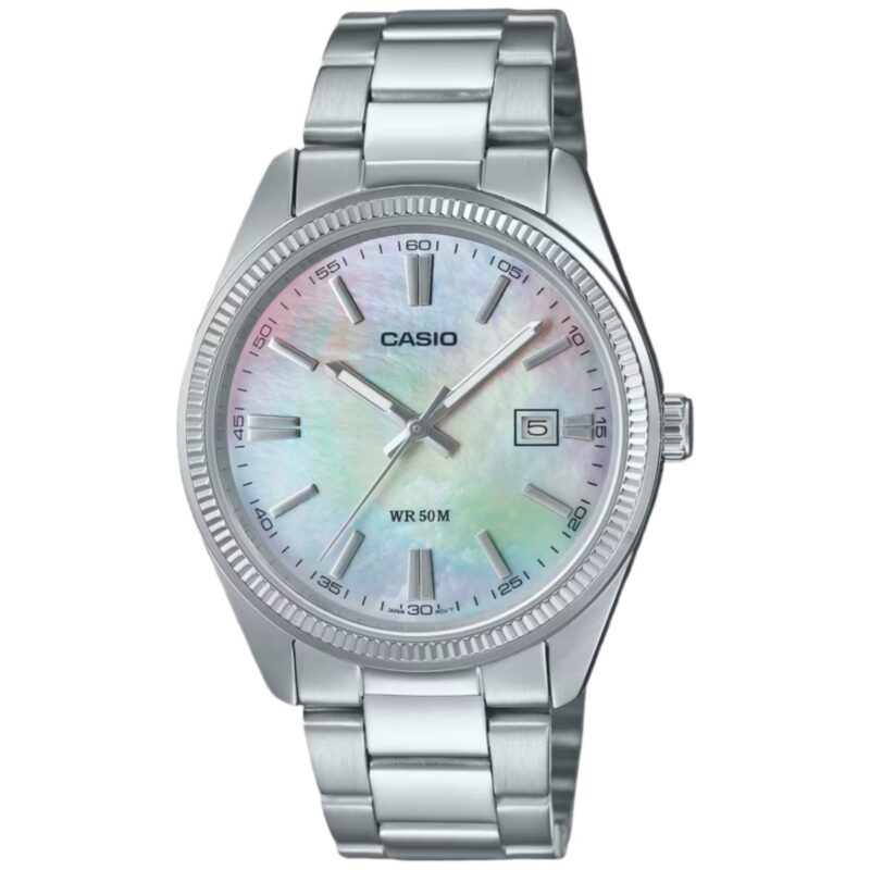 Casio Collection Date - Mother Of Pearl (MTP-1302DS-7AVDF) Men's Watch