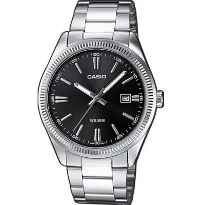 Casio Collection Date - Black (MTP-1302PD-1A1VEF)  Watch