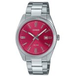 Casio Collection Date - Cherry Red (MTP-1302PD-4AVEF) Men's Watch