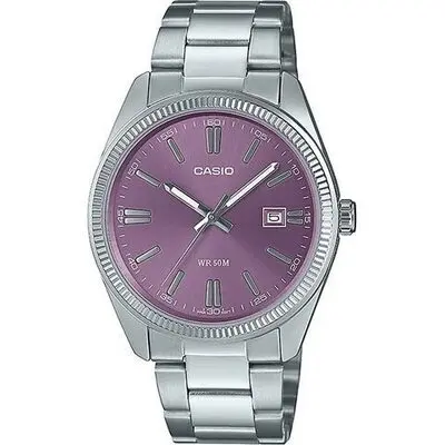 Casio Collection Date - Lilac (MTP-1302PD-6AVEF) Men WATCHES