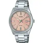 Casio Collection Date - Golf Ball Dial - Antique Pink (MTP-1302PE-4AVEF) Unisex WATCHES