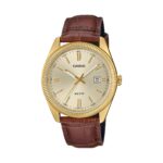 Casio Collection Date Gold. Leather - Champagne (MTP-1302PGL-9AVEF) Men's Watch