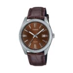 Casio Collection Date. Leather - Bronze (MTP-1302PL-5AVEF) Men's Watch