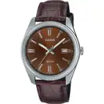 Casio Collection Date. Leather - Bronze (MTP-1302PL-5AVEF) Men WATCHES