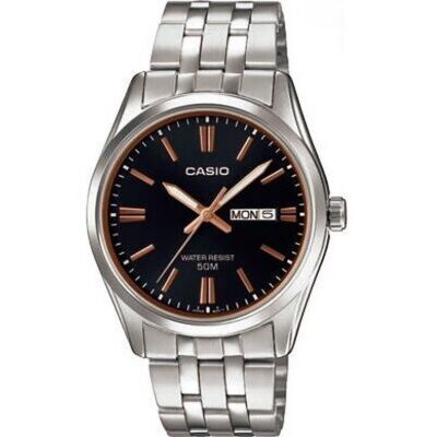 Casio Collection Date - Black (MTP-1335D-1A2VDF) Men WATCHES