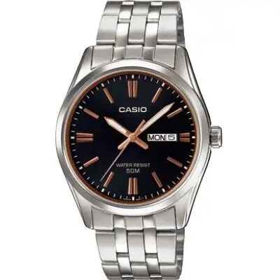 Casio Collection Date - Black (MTP-1335D-1A2VDF) Men WATCHES