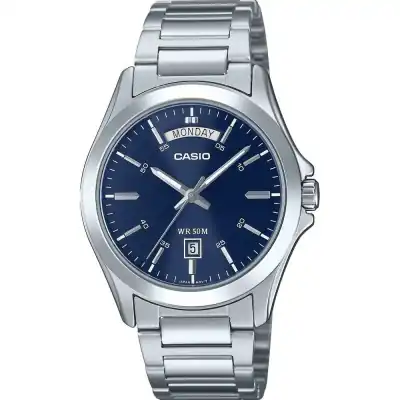 Casio Collection Day Date - Blue (MTP-1370D-2A2VDF) Men WATCHES Casio Collection Day Date - Blue (MTP-1370D-2A2VDF) Men WATCHES