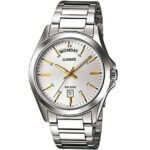 Casio Collection Day Date - Champagne (MTP-1370D-7A2VDF) Men WATCHES