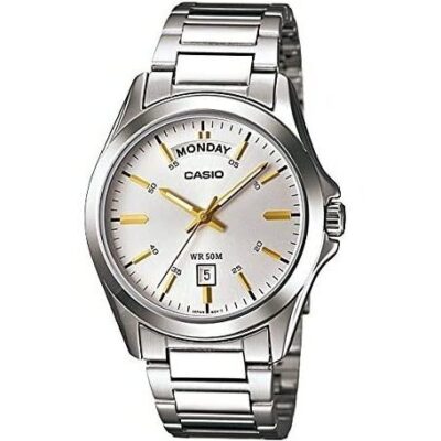 Casio Collection Day Date - Champagne (MTP-1370D-7A2VDF) Men WATCHES