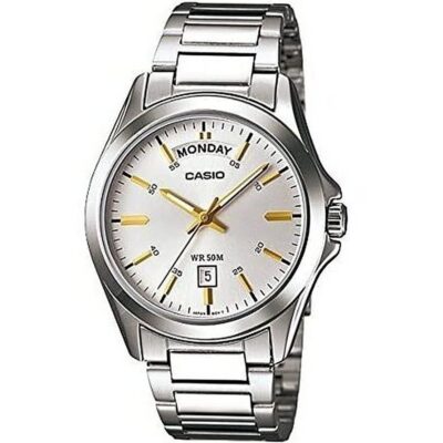 Casio Collection Day Date - Champagne (MTP-1370D-7A2VDF) Men WATCHES