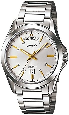 Casio Collection Day Date - Champagne (MTP-1370D-7A2VDF) Men's Watch