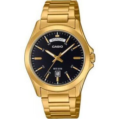 Casio Collection Day & Date Gold (MTP-1370G-1AVDF) Men WATCHES