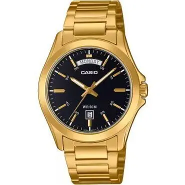 Casio Collection Day & Date Gold (MTP-1370G-1AVDF) Men WATCHES