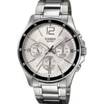 Casio Collection Multifunction Calendar - Silver (MTP-1374D-7AVDF) Men WATCHES
