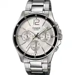 Casio Collection Multifunction Calendar - Silver (MTP-1374D-7AVDF) Men WATCHES