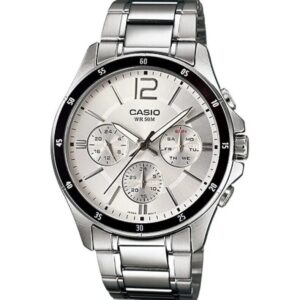 Casio Collection Multifunction Calendar - Silver (MTP-1374D-7AVDF) Men WATCHES
