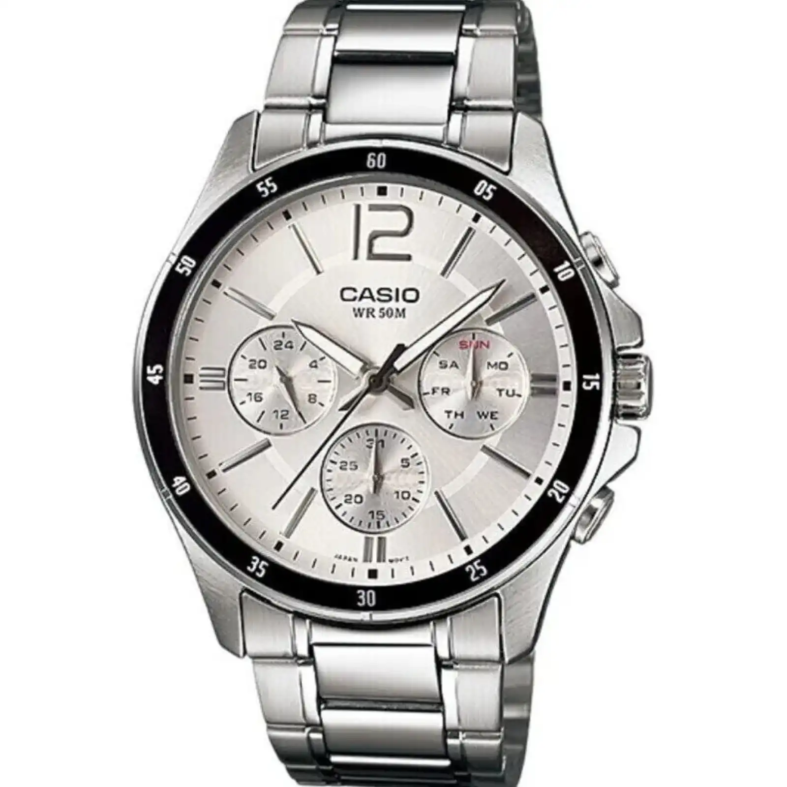 Casio Collection Multifunction Calendar - Silver (MTP-1374D-7AVDF) Men WATCHES Casio Collection Multifunction Calendar - Silver (MTP-1374D-7AVDF) Men WATCHES