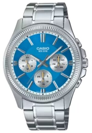 Casio Collection Multifunction Calendar - Light Blue (MTP-1375D-2A2VDF) Men's Watch