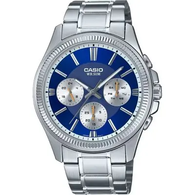 Casio Collection Multifunction Calendar - Blue (MTP-1375D-2AVDF) Men WATCHES