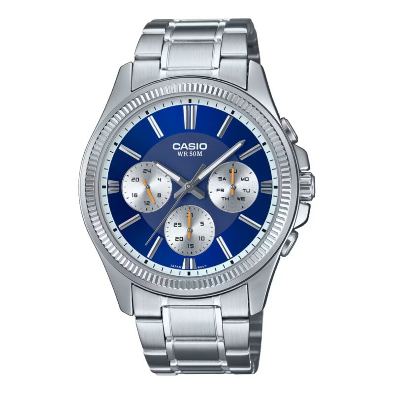 Casio Collection Multifunction Calendar - Blue (MTP-1375D-2AVDF) Men's Watch