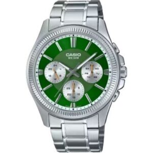 Casio Day Date Multifunction - Green (MTP-1375D-3AVDF) Men WATCHES