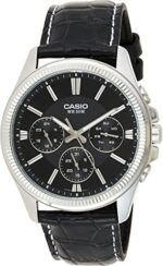 Casio Day Date Multifunction. Leather - Black (MTP-1375L-1AVDF) Men's Watch