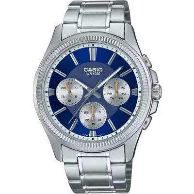 Casio Day Date Multifunction - Blue (MTP-1375PD-2A1VEF) Men WATCHES