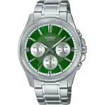 Casio Day Date Multifunction - Green (MTP-1375PD-3AVEF) Men WATCHES