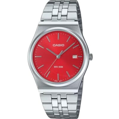 Casio Collection Date - Red (MTP-B145D-4A2VEF) Unisex Watch
