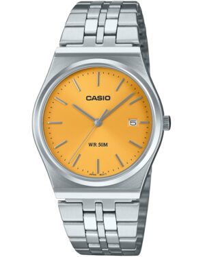 Casio Collection date - ocher yellow  (mtp-b145d-9avef) - Men's Watch