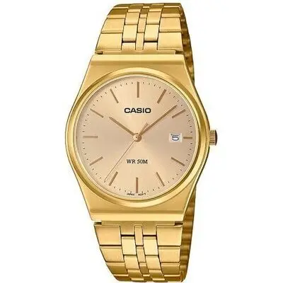 Casio Collection date - full gold  (mtp-b145g-9avef) Men's Watch