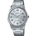 Casio Collection Only Time - Silver (MTP-V001D-7BUDF) Unisex WATCHES