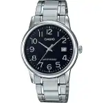Casio Collection Date Steel - Black (MTP-V002D-1BUDF) Men WATCHES