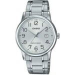 Casio Collection Date Steel - Silver (MTP-V002D-7BUDF) Men's Watch