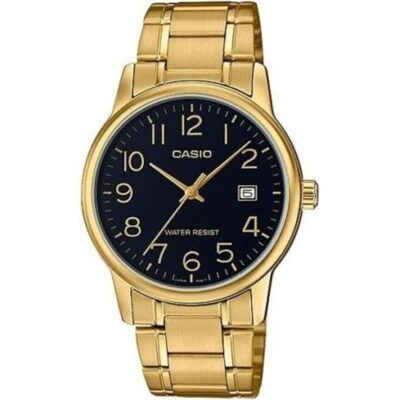 Casio Collection Date Gold - Black (MTP-V002G-1BUDF) Men WATCHES