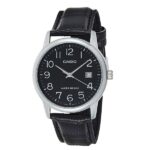 Casio Collection Date. Leather - Black (MTP-V002L-1BUDF) Men's Watch