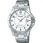 Casio Collection Casual Date - White (MTP-V004D-7BUDF) Men WATCHES
