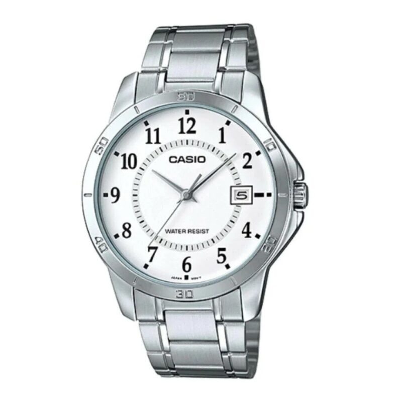Casio Collection Casual Date - White (MTP-V004D-7BUDF) Men's Watch