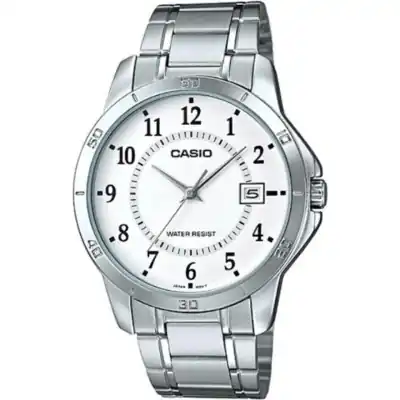 Casio Collection Casual Date - White (MTP-V004D-7BUDF) Men WATCHES