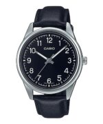 Casio Collection Casual. Leather - Black (MTP-V005L-1B4UDF) Men's Watch
